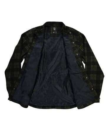 накидка кофта: VOLCOM. Куртка-рубашка в клетку Wallace. Эта куртка-рубашка с — 3