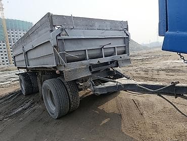 самодельный мотоблок: Прицеп, Special trailer, Самосвал — 1