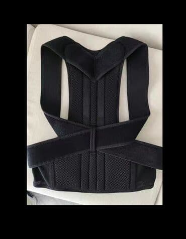 Тонометрлер: Ортопедический корректор осанки (спинка-фиксатор) черного цвета. - — 1