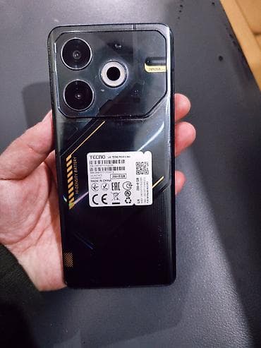 Tecno Pova 6 Neo, Б/у, 256 ГБ, цвет - Черный, 2 SIM