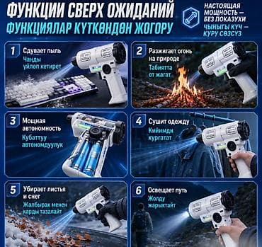 крути шторм: Мощная воздуходувка Turbo Fan X2 Мощная воздуходувка Turbo Fan X2 — — 8