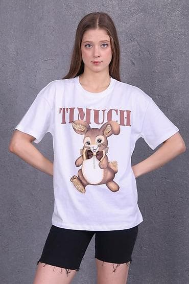 nike tech flecee: Футболка, Оверсайз, Турция, Хлопок, Новый, L — 1