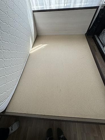 di store: Двуспальная кровать, Б/у, С матрасом, длина - 200 см — 1