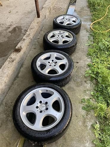 Унаа: Дөңгөлөктөр монтажда 225 / 50 / R 17, Жай, Колдонулган, Комплект, Жеңил унаалар, Куйма, тешиктери - 5 — 1