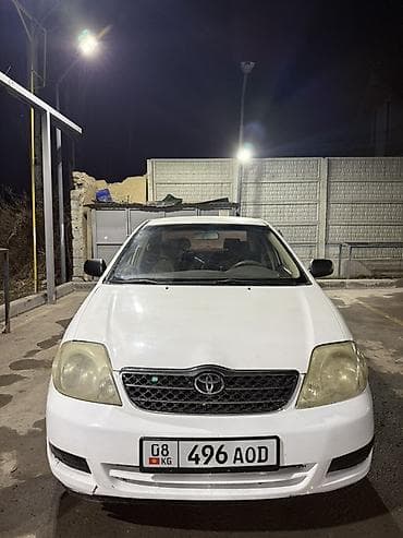 Toyota Corolla: 2002 г., 1.3 л, Автомат, Бензин, Седан