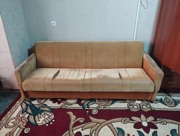 отдам даром мягкую мебель: Простой раскладной диван-кровать. Характеристики: - Механизм — 1