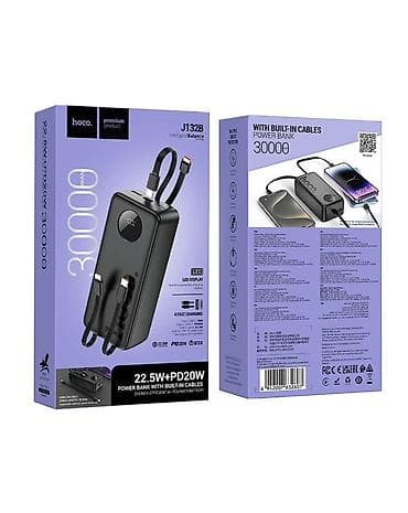 Внешний аккумулятор Hoco J132B Intelligent Balance 30000 мА·ч с