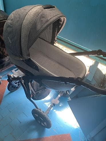 коляска 3 1: Детская коляска-люлька универсальная, серого цвета - Просторная — 1