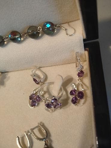 серебряные комплекты недорогие: Серебро!!! Комплекты с натуральными камнями. Комплект с белым — 6