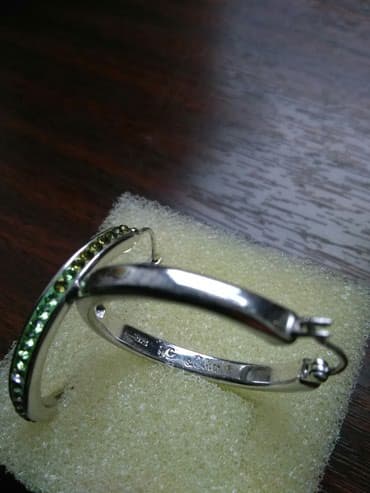 набор пандора: Серебряные серьги, Проба 925, Цирконий, Женские, Новый — 3