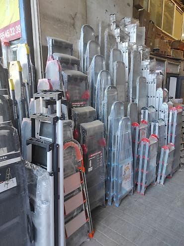 люк чердачный: Складная стремянка-лестница, Материал: Алюминий, Новый, Для дома, Высота: Более 4 м — 7