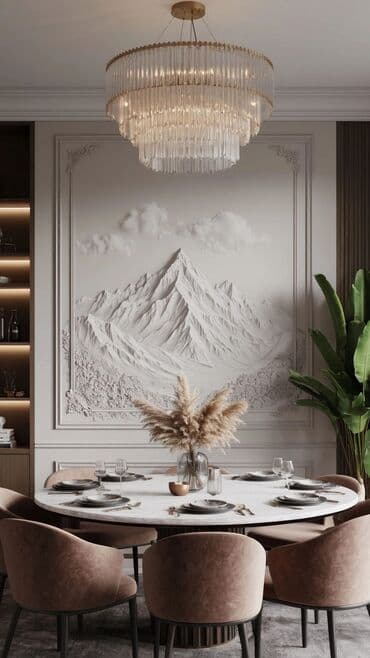 садовый стол: Барельеф Делаем любую форму и размер под ваш интерьер От 8500сом за — 7