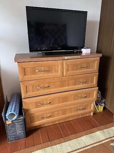 Дом и сад: Комод для одежды, Без зеркала, ЛДСП, цвет - Коричневый — 1