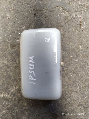 Toyota Ipsum плафон светильник Тойота Ипсум освещение салона правый at lalafo.kg Toyota Ipsum плафон светильник Тойота Ипсум освещение салона правый