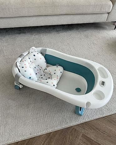 tehno: Ванночка для детей с матрасом по акции 🤩Детская складная ванночка – — 4