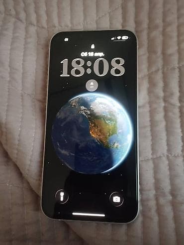 xiaomi note: IPhone 13, Б/у, 256 ГБ, Белый, Чехол, 78 % — 6