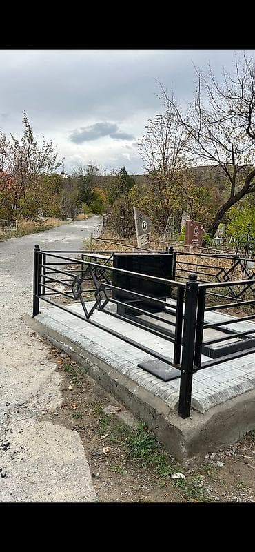 temir: Мүрзөнүн үстүн беттөө, Кресттерди жасоо, Сүрөтү бар овалдарды жасоо | Габбро, Гранит, Жыгач | Жасалгалоо, Орнотуу — 8