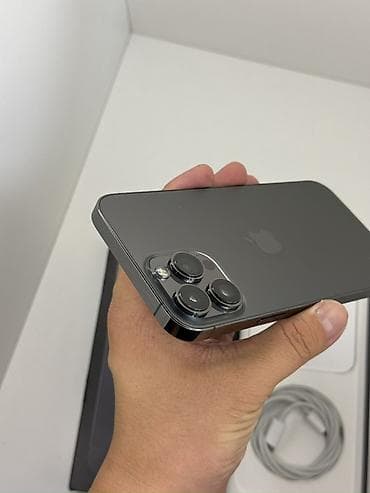 redmi 11 т: IPhone 13 Pro Max, Колдонулган, 512 ГБ, Space Gray, Кабель, Куту, 80 % — 8