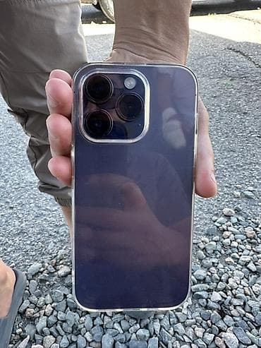 покажи фото: IPhone 14 Pro, Б/у, 128 ГБ, Deep Purple, Чехол, 80 % — 7