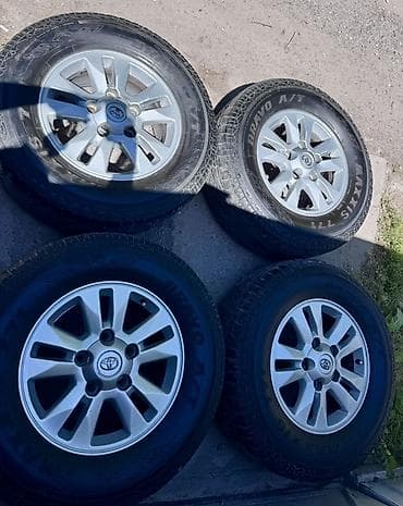 Колеса в сборе 285 / 65 / R 17, Всесезонная, Б/у, Комплект, Внедорожные (АТ/МТ), Литые, отверстий - 6
