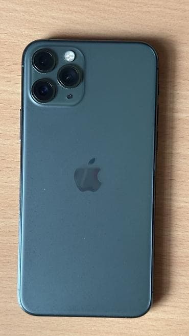 IPhone 11 Pro, Б/у, 256 ГБ, Midnight, Защитное стекло, Чехол, Коробка, 68 %