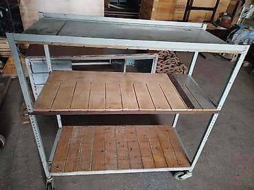 study table: Верстаки от 3т.сом,стеллажи столы 3.5*1.75 : полки и т.д — 6