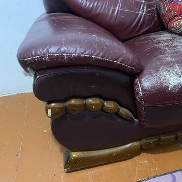 диван и кресло комплект: Диван красное дерево китайский производство каркас наполнение — 2