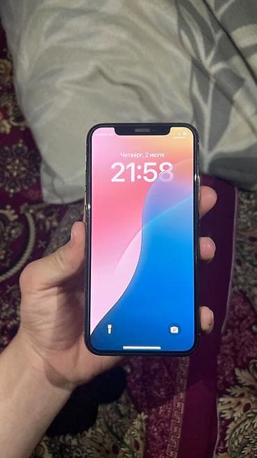 IPhone Xs, Б/у, 256 ГБ, Серебристый — 1