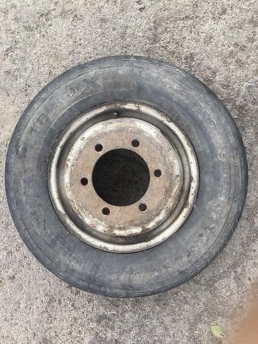 Колеса в сборе 225 / 75 / R 16, Всесезонная, Б/у, 1 шт, Грузовики/Автобусы, Железные, отверстий - 6 — 2