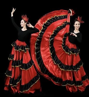 Жеке буюмдар: Юбка, Юбканын модели: Барпайган, Макси, Атлас, Бели өйдө, Пайеткалары менен — 2