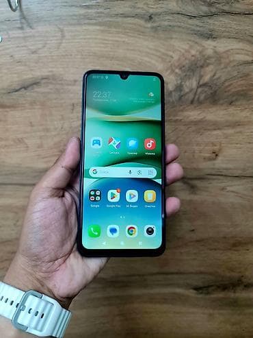 sd disk: Redmi, Redmi A5, Б/у, 128 ГБ, цвет - Черный, 2 SIM — 2