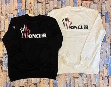 одежда акацуки: Свитшот Moncler с крупным фирменным логотипом. - Классический крой с — 4