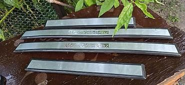 пороги: Декоративные накладки На пороги, Сталь, Mercedes-Benz — 2