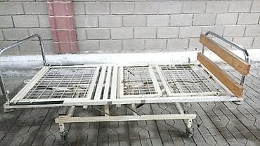 Медицинская функциональная кровать на колесах - Металлическое