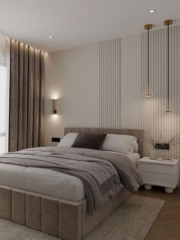 квартира на ночь ош: 1 комната, Душевая кабина, Постельное белье, Кондиционер — 1