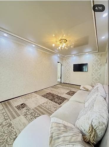 Батирлер: 3 бөлмө, 58 м², 104-серия, 1 кабат, Евроремонт — 6