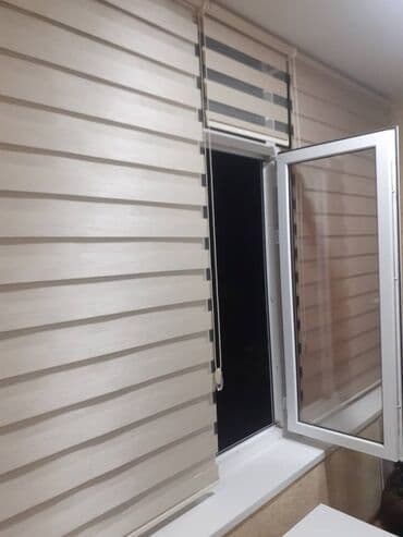 жалюзи с электроприводом: Роллштор роллшторы Жалюзи Жалюзи Бишкек День и ночь зебра Замер — 8