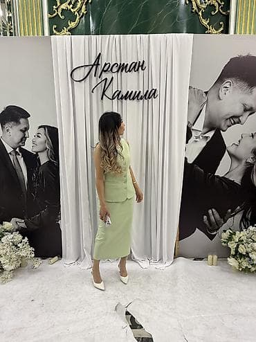 lost cherry: Продаю! Женский костюм-двойка в нежно-фисташковом цвете. Одевала 2 — 3