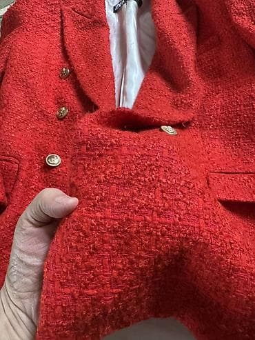 бу чехол: Пиджак, Блейзер, Букле, Двубортная модель, M — 6