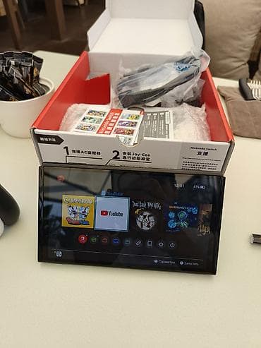 приставка свич: Nintendo Switch OLED (модель с белыми Joy‑Con) — 1