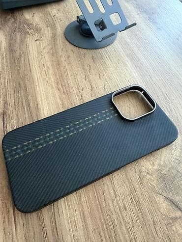 Тонкий карбоновый чехол на iPhone 16 pro max для с поддержкой MagSafe at lalafo.kg Тонкий карбоновый чехол на iPhone 16 pro max для с поддержкой MagSafe