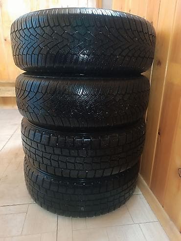 диски шини бу: Колеса в сборе 185 / 65 / R 15, Зима, Б/у, Комплект, Легковые, Литые, отверстий - 4 — 4