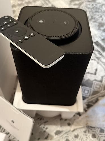 iphone r: Умная колонка с часами и пультом ДУ - Компактная акустика в тканевом — 3