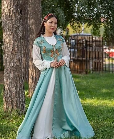 Платье на кыз узатуу, M, Новый, цвет - Синий
