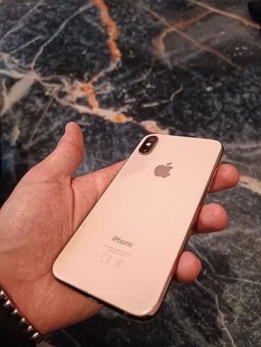 IPhone Xs, Б/у, 64 ГБ, Золотой, 100 %