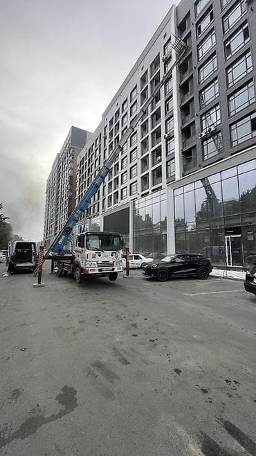 Кызматтар: Услуги подъёмника/манипулятора для подъёма грузов на этаж через — 1
