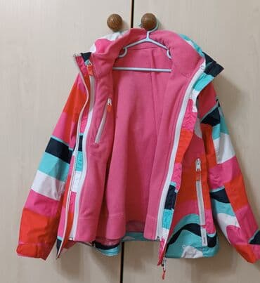 плащ дождовик: Куртка девочковая на рост 122 см, примерно на 8-9 лет, Reima — 4