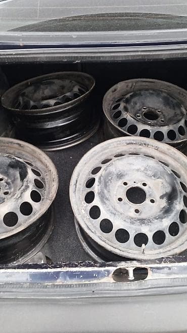 диски для авто бу: Железные Диски R 16 Комплект, отверстий - 5, Б/у — 3