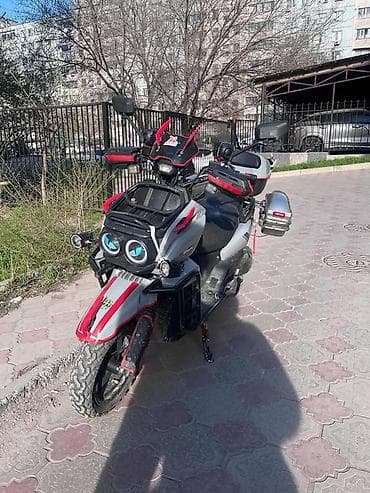 zimmer e9 pro: Скутер-турист с полным комплектом кофров и защитой - Тип — 2