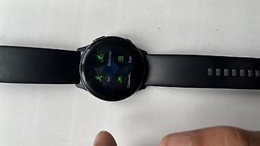 pixel 3: Смарт-часы с круглым сенсорным экраном и черным силиконовым ремешком — 4